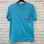 The Southern Shirt Company Blue Short Sleeve Tee Shirt