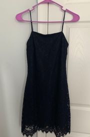 NWT Navy Blue Lace Dress