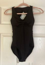 Black Leotard W Mesh