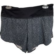 Athleta Run With It 3" Athletic Short Black Static