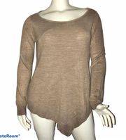 New York & Co Marled Asymmetrical Hem Sweater 