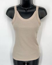 Cotton Citizen NEW Womens Verona Tank Top Lightweight Size S Vintage White Stone