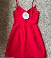 Princess Polly Novella Red Mini Dress