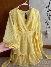 NWT Stunning Yellow Dress