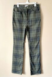 WEWOREWHAT | Green Plaid The Icon High Rise Jeans Sz 31