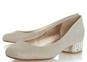 Women's Bijoux Metallic Lurex Ballerina