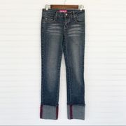 Zana Di Dark Blue Denim Straight Jeans