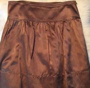 BCBGMaxAzria Silk Blend Skirt