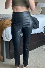 Faux Leather Pants