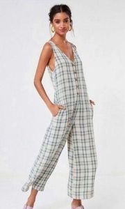 Urban Outfitters Plaid Jumpsuit Small