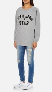 Scotch & Soda Wish Upon a Star Pullover Sweatshirt Sz 1 NWOT