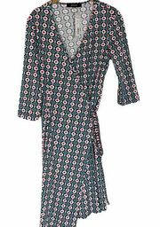 41 Hawthorn Stitch Fix NWT Noamie True Wrap Dress Geo Printed XS