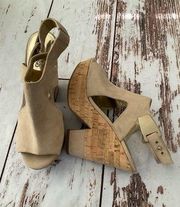 CARLOS SANTANA CORK HEELS