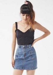 UO crossroads denim mini skirt never worn