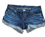 London Jean Cuffed Denim Jean Shorts size 2