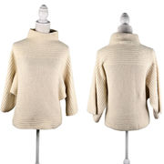 Marc New York Sweater Cream Beige XS Dolman Sleeves Mock Neck New