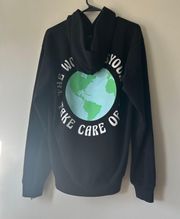 Mother World Is Yours Black Hoodie