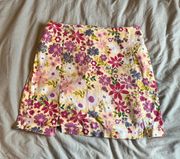 Short Floral Skirt