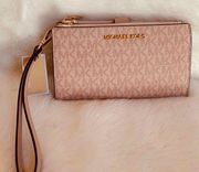 Michael Kors Jet Set Travel Double Zip Wristlet