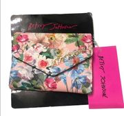 NWT BETSEY JOHNSON FLORAL WALLET