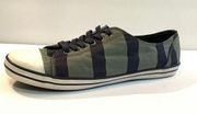 Splendid Women's Blue & Green
Striped Canvas Cap Toe Casual...size 8