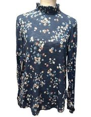 Gypsies & Moondust Long Sleeve Lightweight Floral Sweater in Size Large