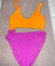 Women's Cut Out One Piece Swimsuit -  - Size M 8-10