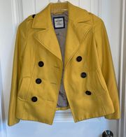 Yellow wool jacket XS