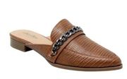 CHARLES by Charles David Emblem Mules cognac