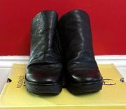 NIB Fly London yip mousse diesel black leather boots size 37