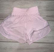 Light Pink Tracker Shorts 3”