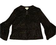 . Black Blazer Jacket NWT Sparkle Size XS