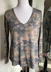 Large Camouflage Long Sleeve Shirt
