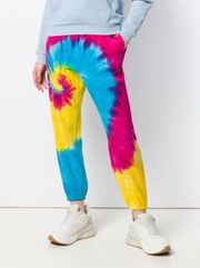 Polo  tie dye multicolored jogger sweatpants - M