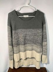 Cloud Chaser High Low Knit Sweater Size Large