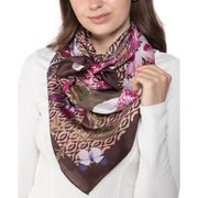 NWT Giani Bernini Floral Loop Square Scarf in “Berry” One Size