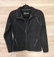 Women’s XS Black Wool Blend Full Zip Jacket