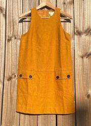 Maeve by Anthropologie Crewneck Orange Mini Shift Dress size 2