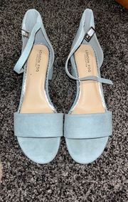 Blue Suede Heels