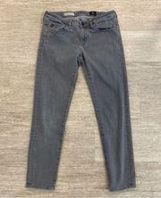 Women’s Adriano Goldschmied AG The Stevie Ankle Slim Straight Jean Gray Size 26