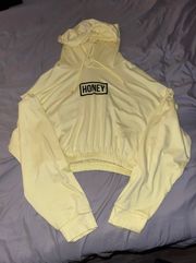 cropped hoodie