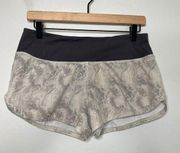 Womens Omni Performance Short Grey Dunes Small Lined UPF 50 Active Stretch