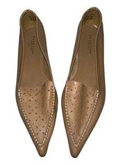 Kenneth Cole Reaction Perforated Pointed Toe Flats Size 9M