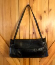  J JILL Black Leather Handbag PURSE Adjustable 2/1 Straps Bag Pocketbook. 