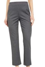 gingham plaid cropped pull on pants