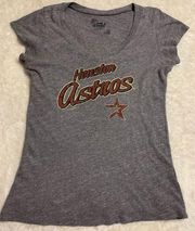 Vintage Houston Astros baseball slim fit tee