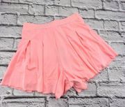 NWT Casual 3" Short Small Pink High Waisted Side Pocket 2-in-1 Pleated