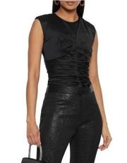 Isabel Marant Ezer Ruched Sleeveless Top