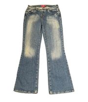 So Jeans Size 7 Juniors Denim Women Exposed Button Fly Coffee Wash Stretch 29X32