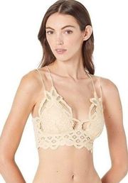 Zenana beige lace strappy Bralette